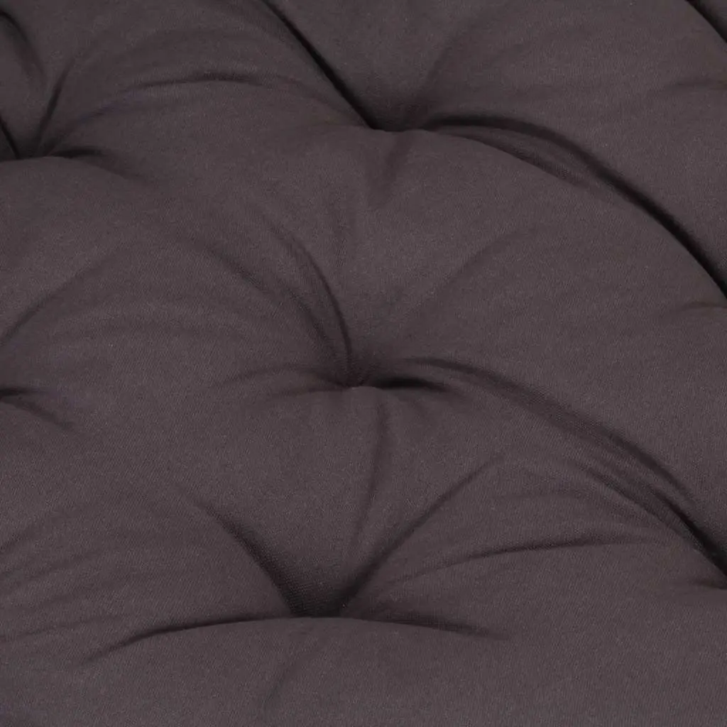 Pallet Floor Cushion Cotton 120x80x10cm Anthracite
