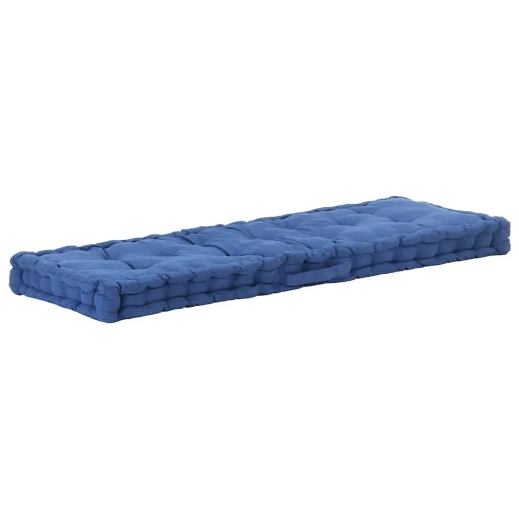 Light Blue Outdoor Garden Bench Pad with Thick Padding
