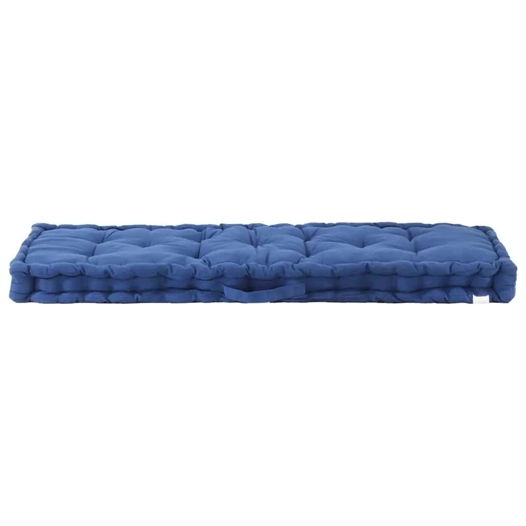 Light Blue Outdoor Garden Bench Pad with Thick Padding