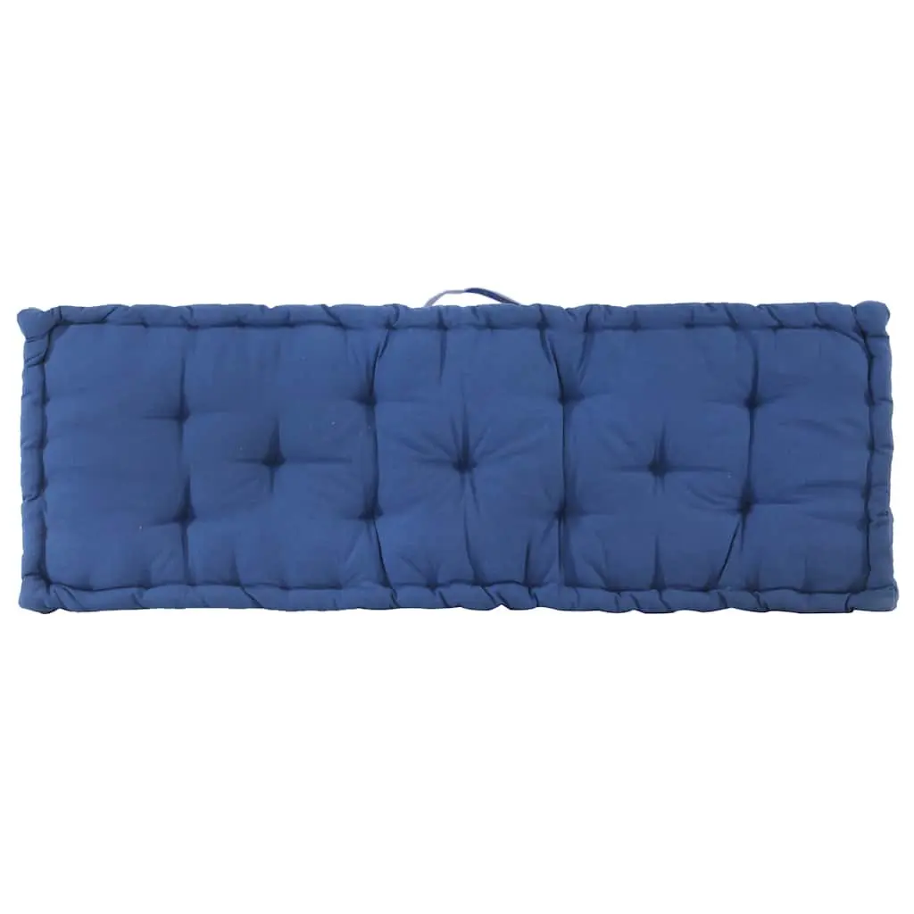 Light Blue Outdoor Garden Bench Pad with Thick Padding