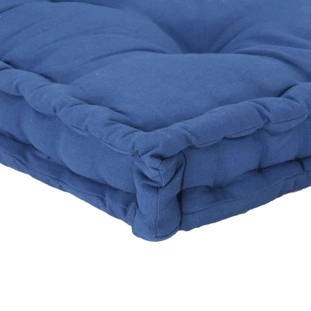 Light Blue Outdoor Garden Bench Pad with Thick Padding