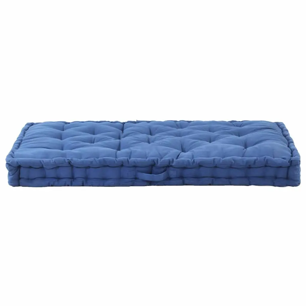 Blue Outdoor Garden Sofa Pad Lounger Cushion 120x80x10cm