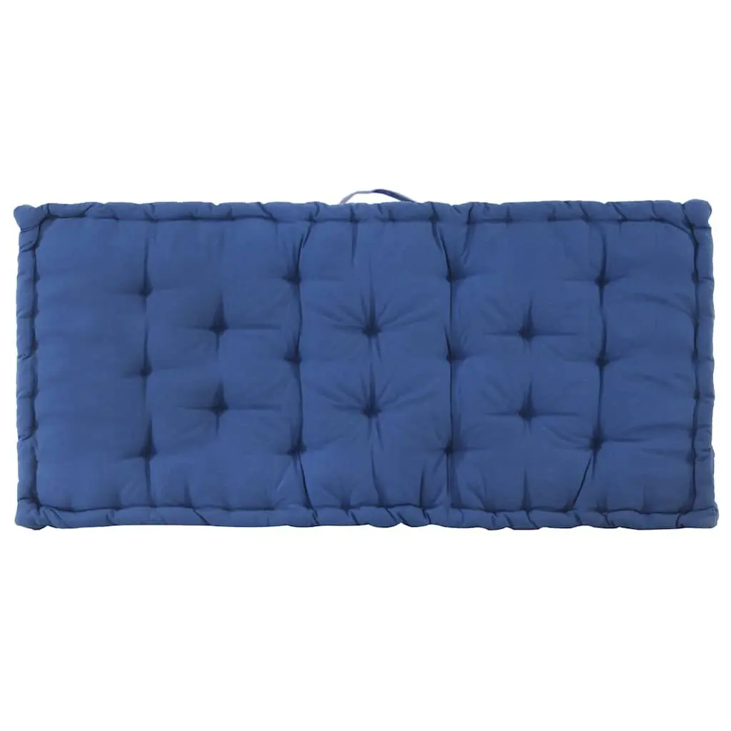 Blue Outdoor Garden Sofa Pad Lounger Cushion 120x80x10cm