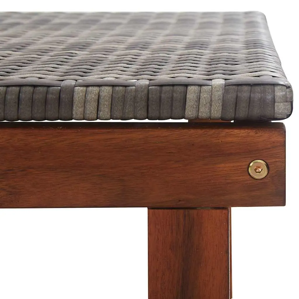 Grey Outdoor Sun Lounger for Relaxation