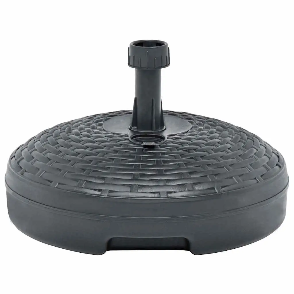 Anthracite Rattan Pattern Umbrella Base 20L