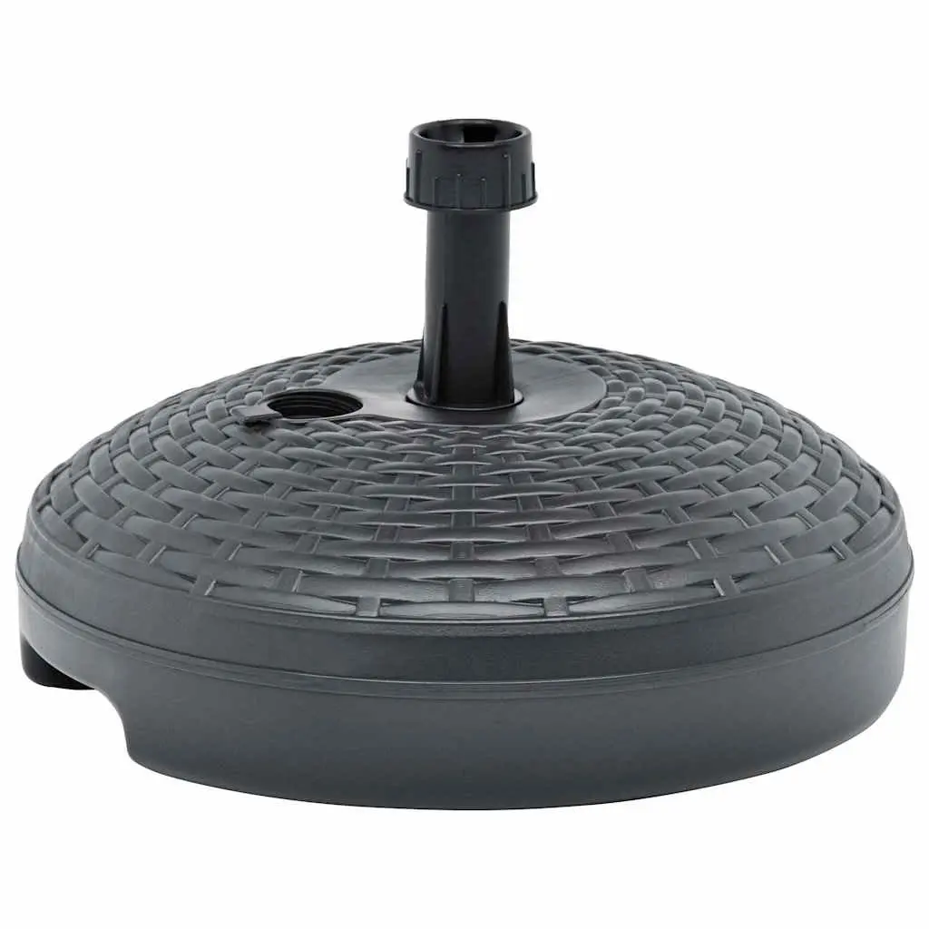 Anthracite Rattan Pattern Umbrella Base 20L