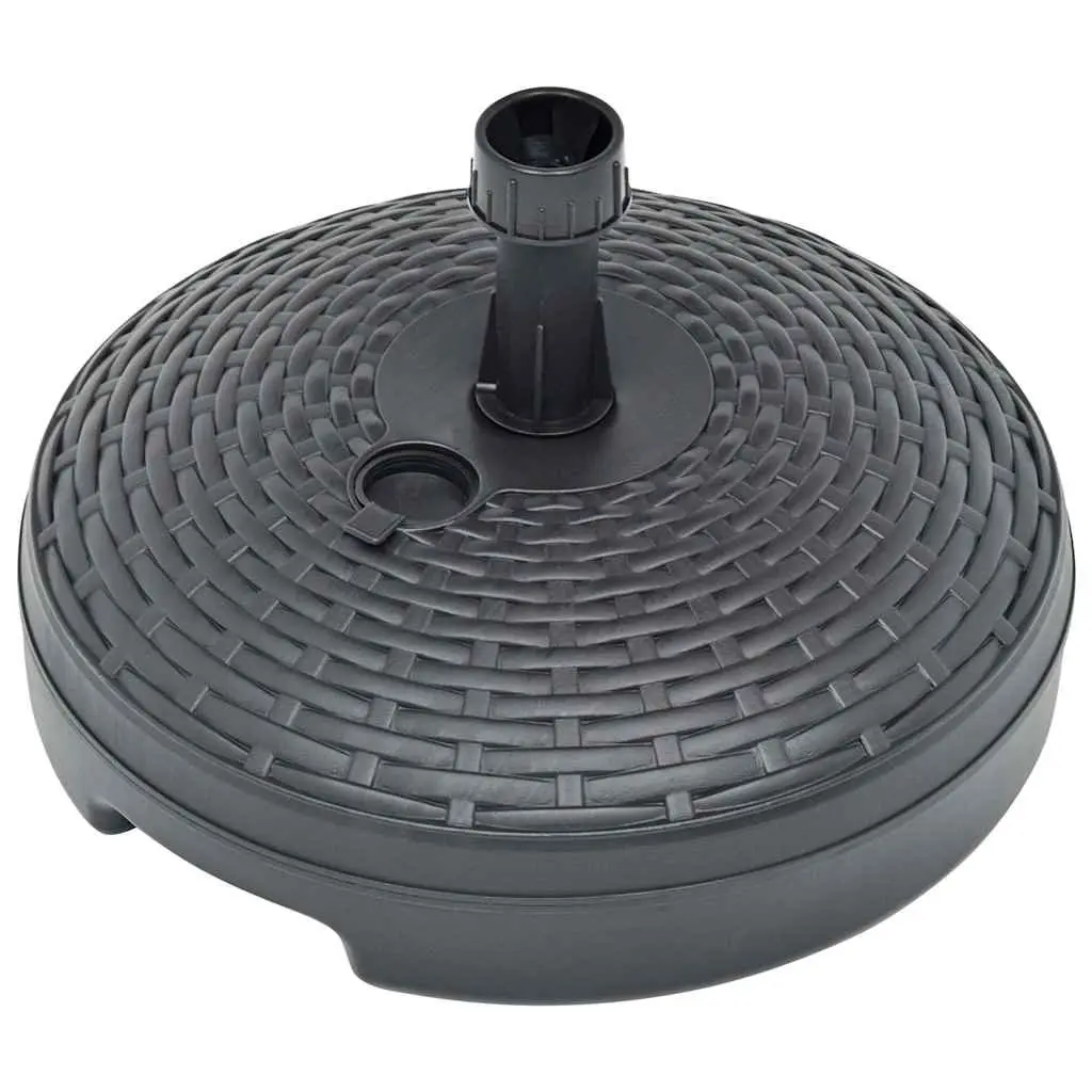 Anthracite Rattan Pattern Umbrella Base 20L