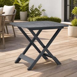 Durable Folding Garden Table in Anthracite for Outdoor Use