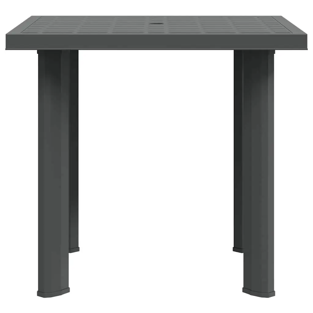 Anthracite Garden Table for Outdoor Dining