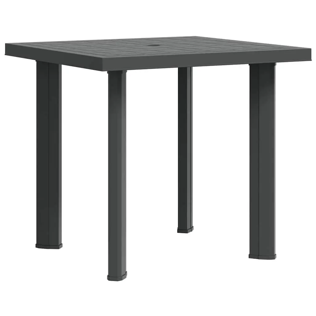 Anthracite Garden Table for Outdoor Dining
