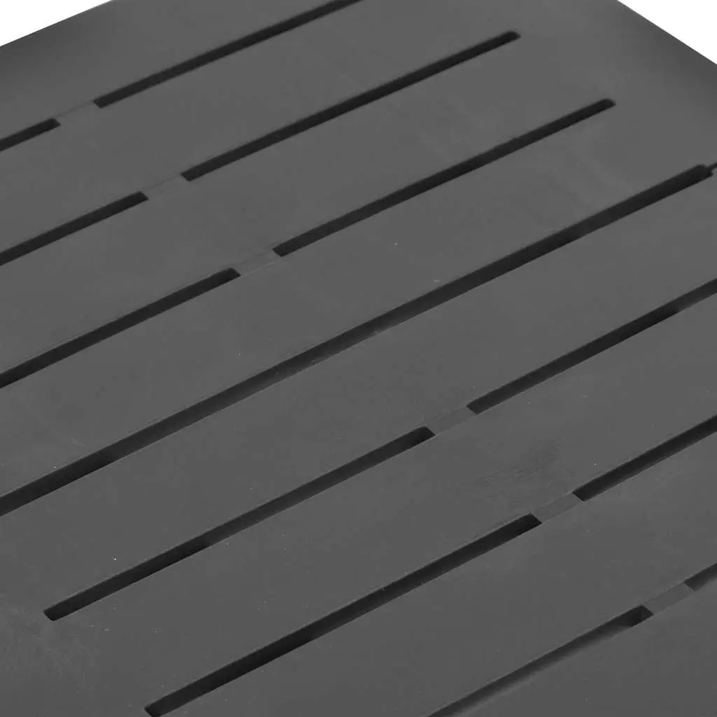 Portable Anthracite Folding Garden Table for Outdoor Spaces