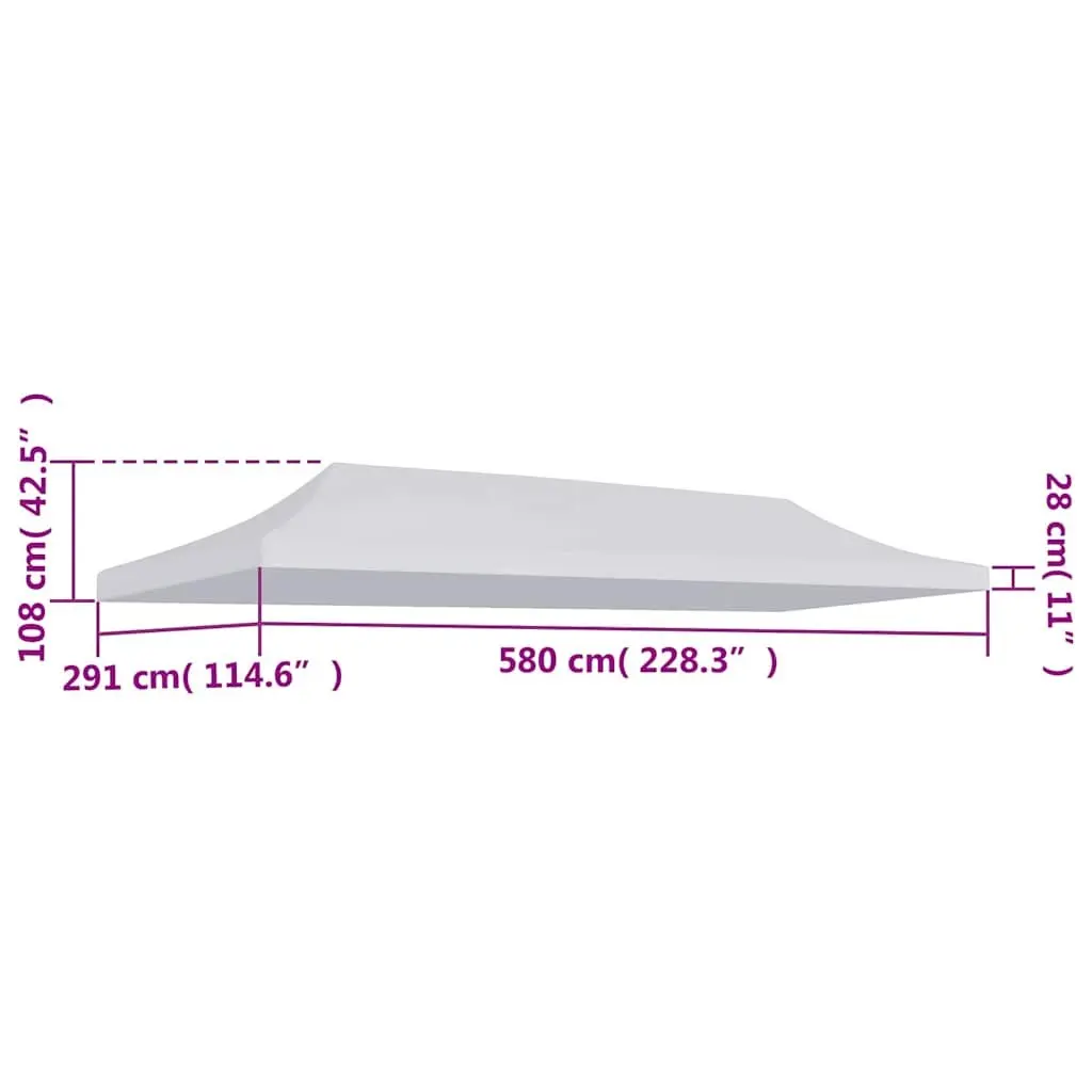 3x6m Replacement Canopy for Party Tents