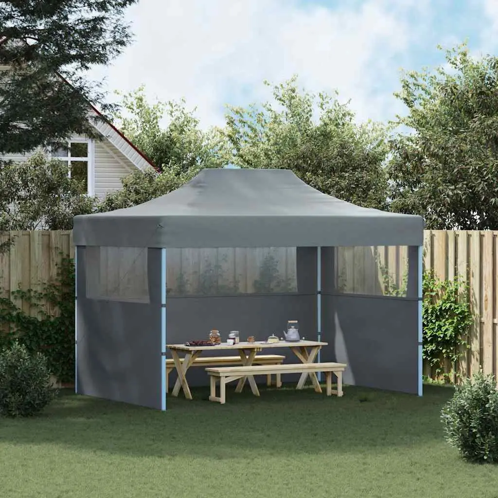 3x4m Folding Party Tent with 3 Sidewalls and Canopy