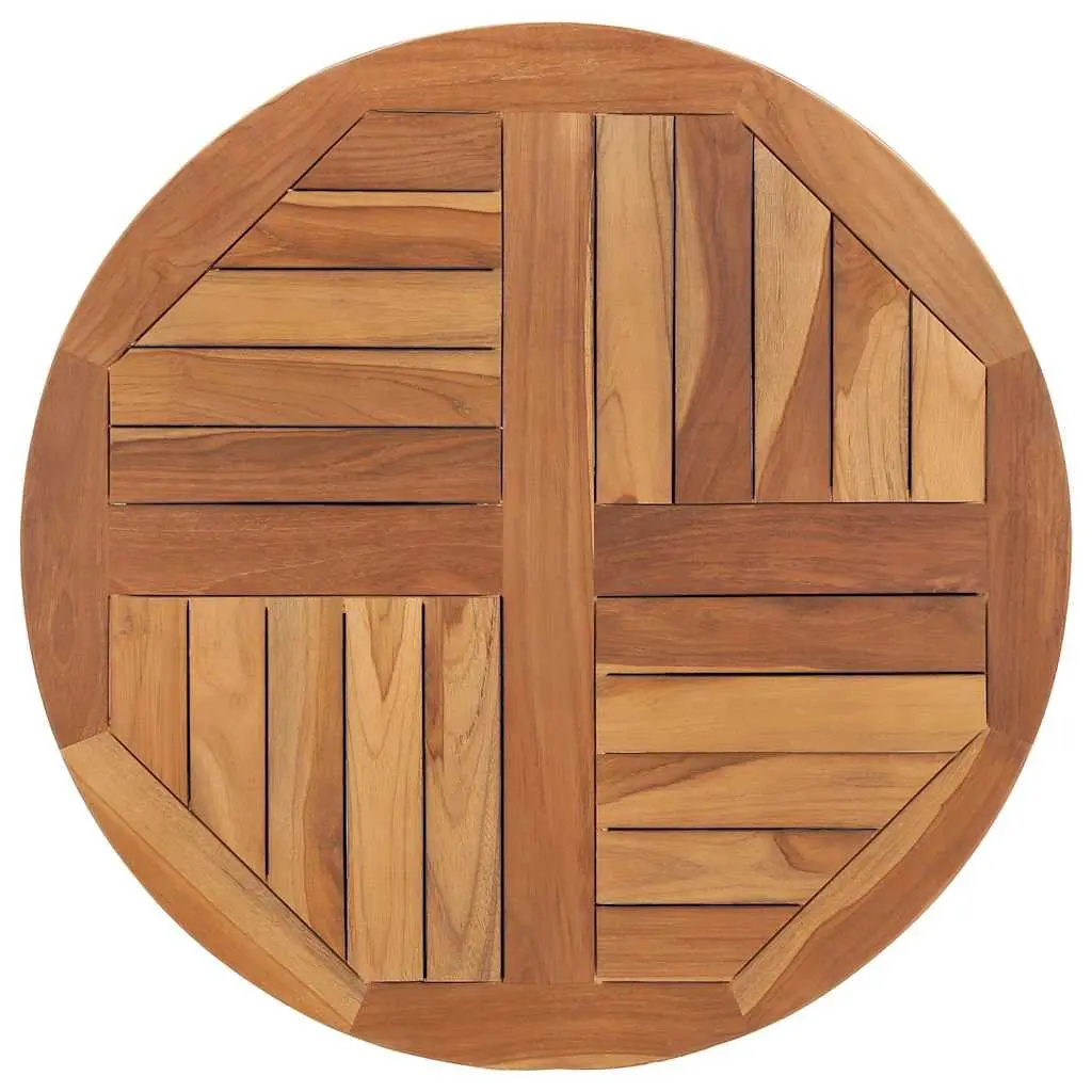 70cm Round Teak Wood Dining Table Top, 2.5cm Thick