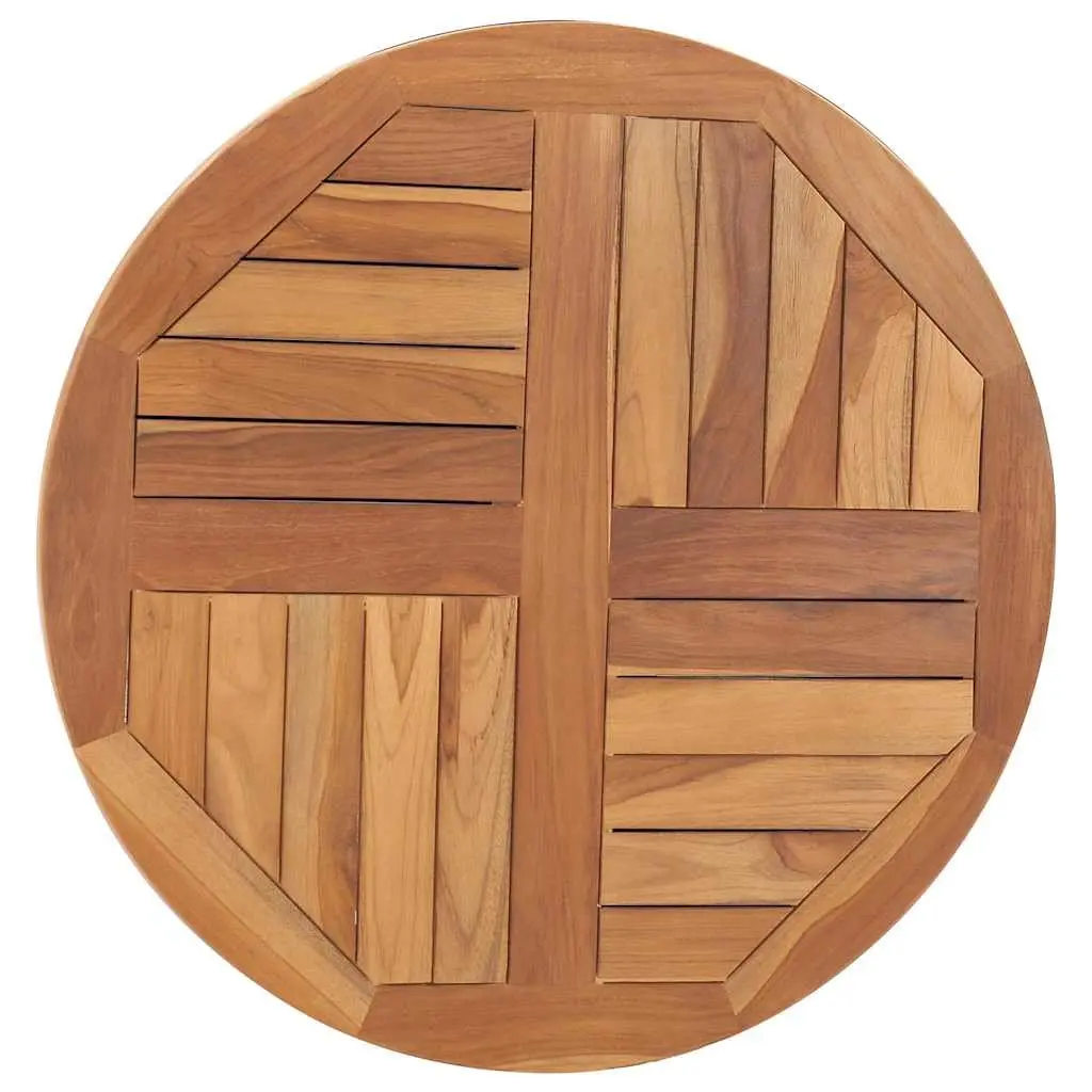 70cm Round Teak Wood Dining Table Top, 2.5cm Thick