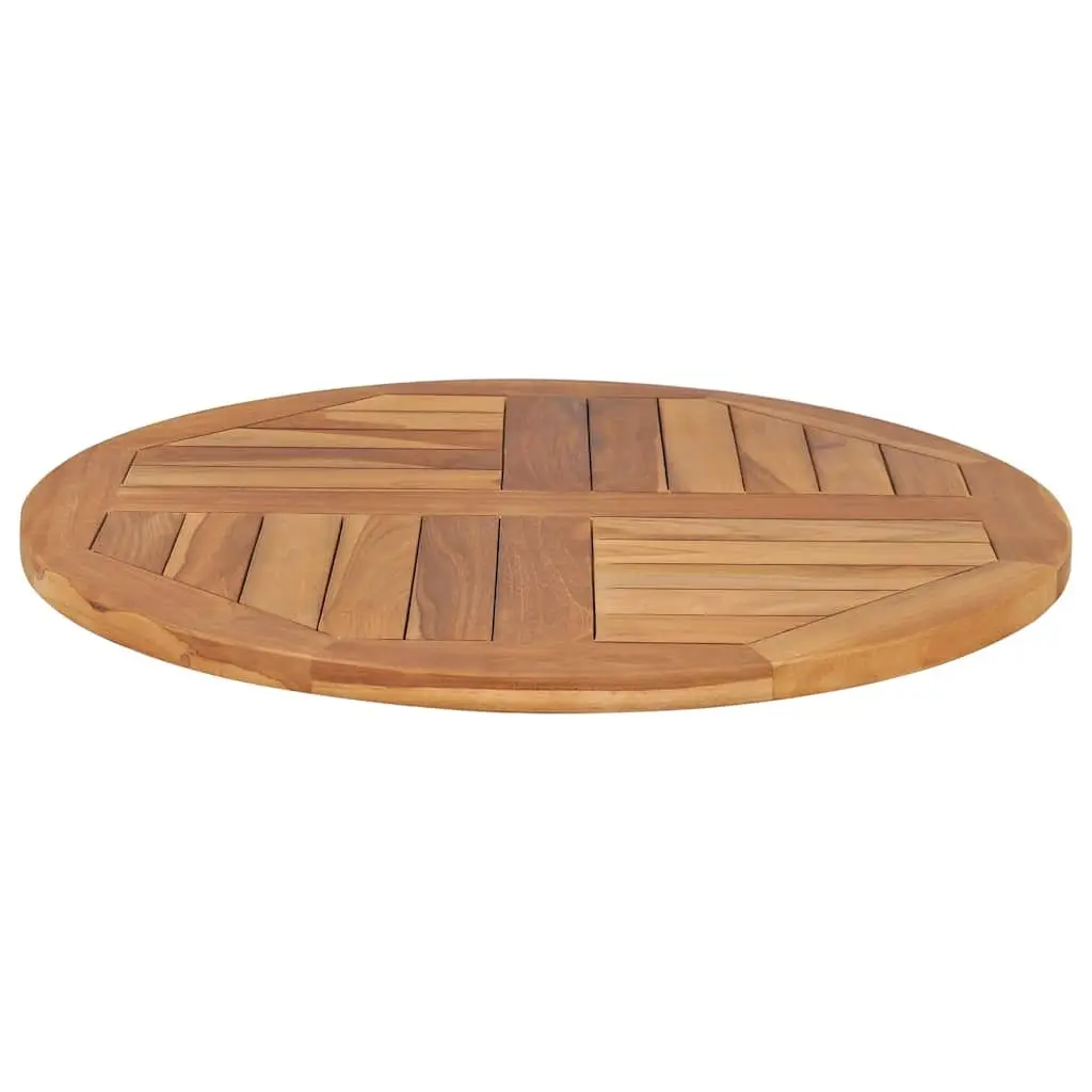 70cm Round Teak Wood Dining Table Top, 2.5cm Thick