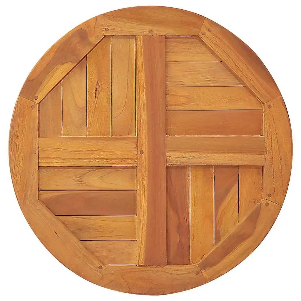 70cm Round Teak Wood Dining Table Top, 2.5cm Thick