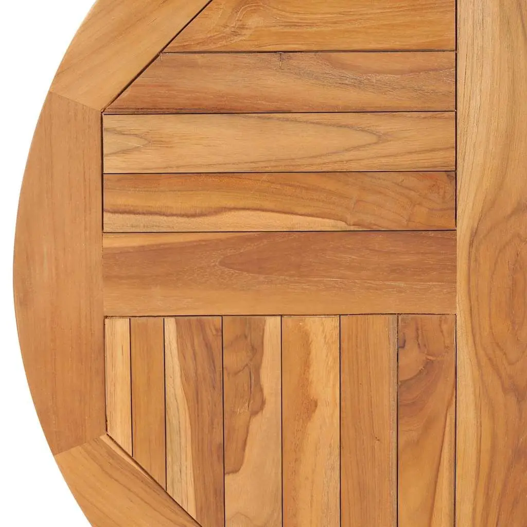 Solid Teak Wood Round Table Top 80cm Diameter Restaurant Cafe Home Dining