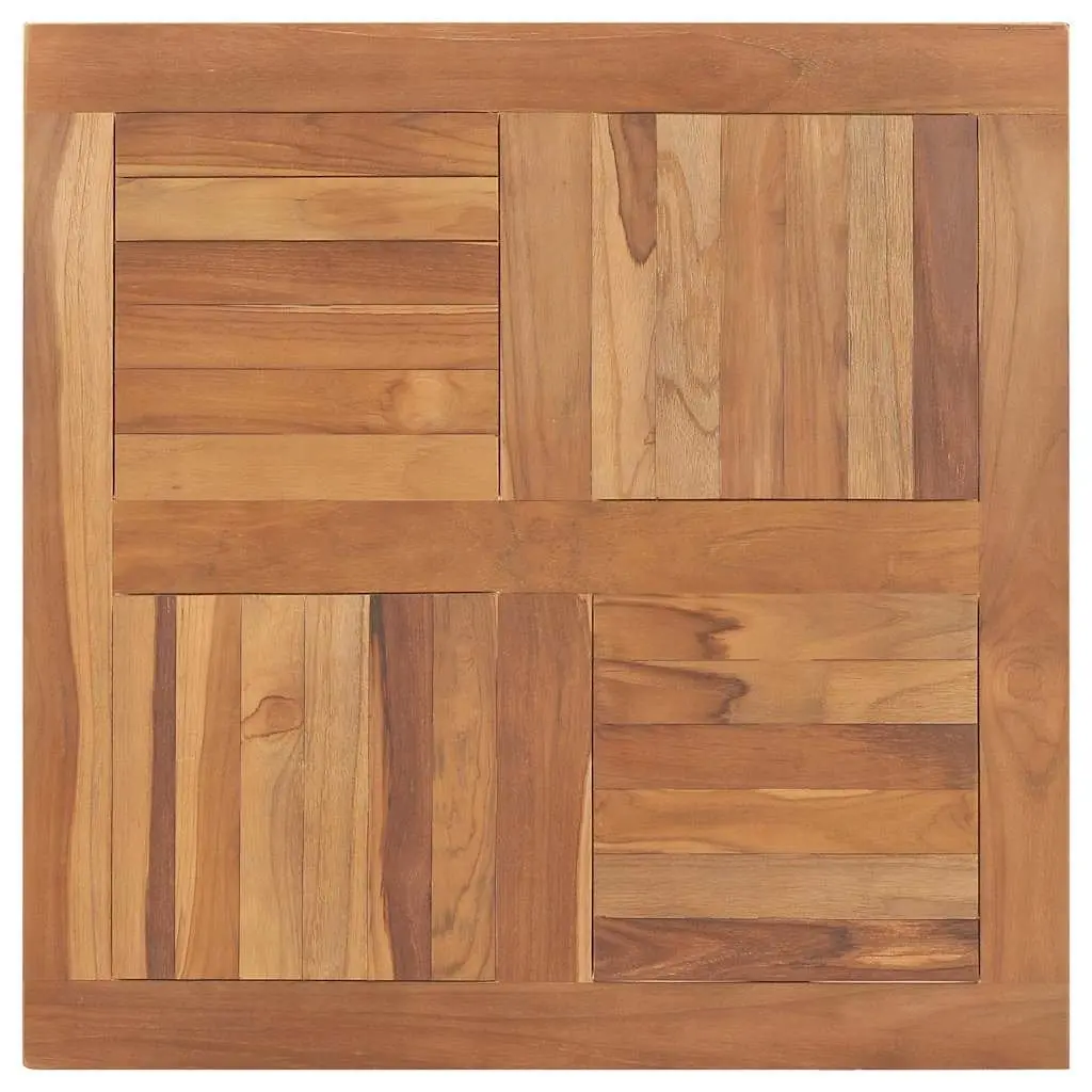 Solid Teak Wood Square Table Top 80x80cm