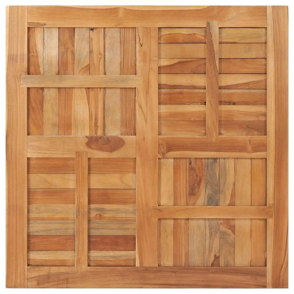 Solid Teak Wood Square Table Top 90x90cm