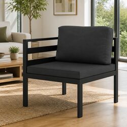 Outdoor Sectional Corner Sofa 1pc Modular Lounge Seating Removable Cushions