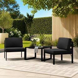 Stylish Aluminium Middle Sofa Section with Cushions