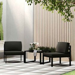 Lightweight Anthracite Coffee Table for Indoor and Outdoor