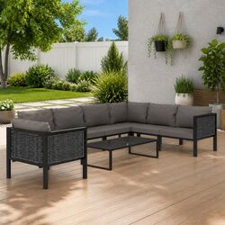 8 Piece Outdoor Patio Furniture Set with Cushions