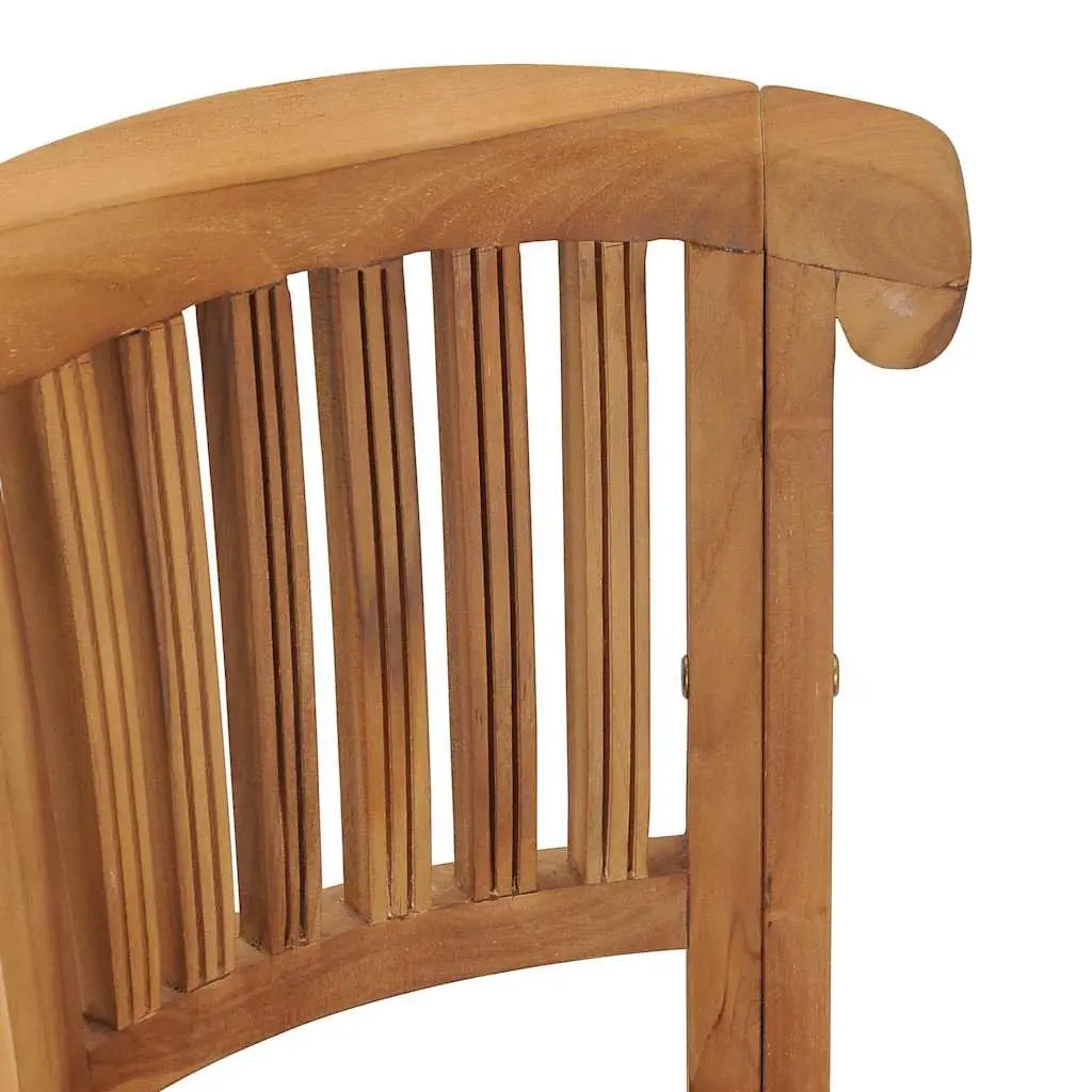 Bar Stool Solid Teak Wood Brown