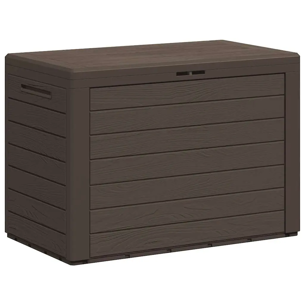 Brown Garden Storage Box for Patio Essentials 78x44x55cm