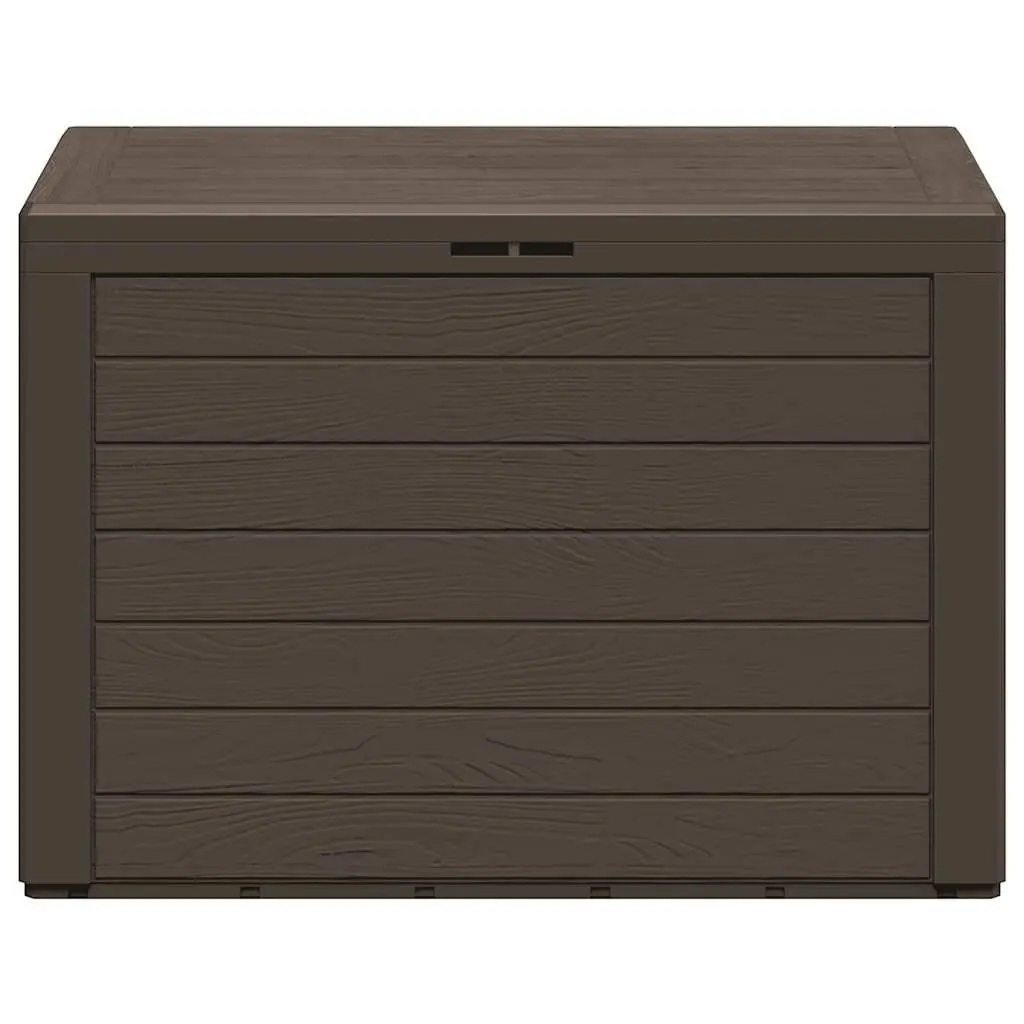 Brown Garden Storage Box for Patio Essentials 78x44x55cm