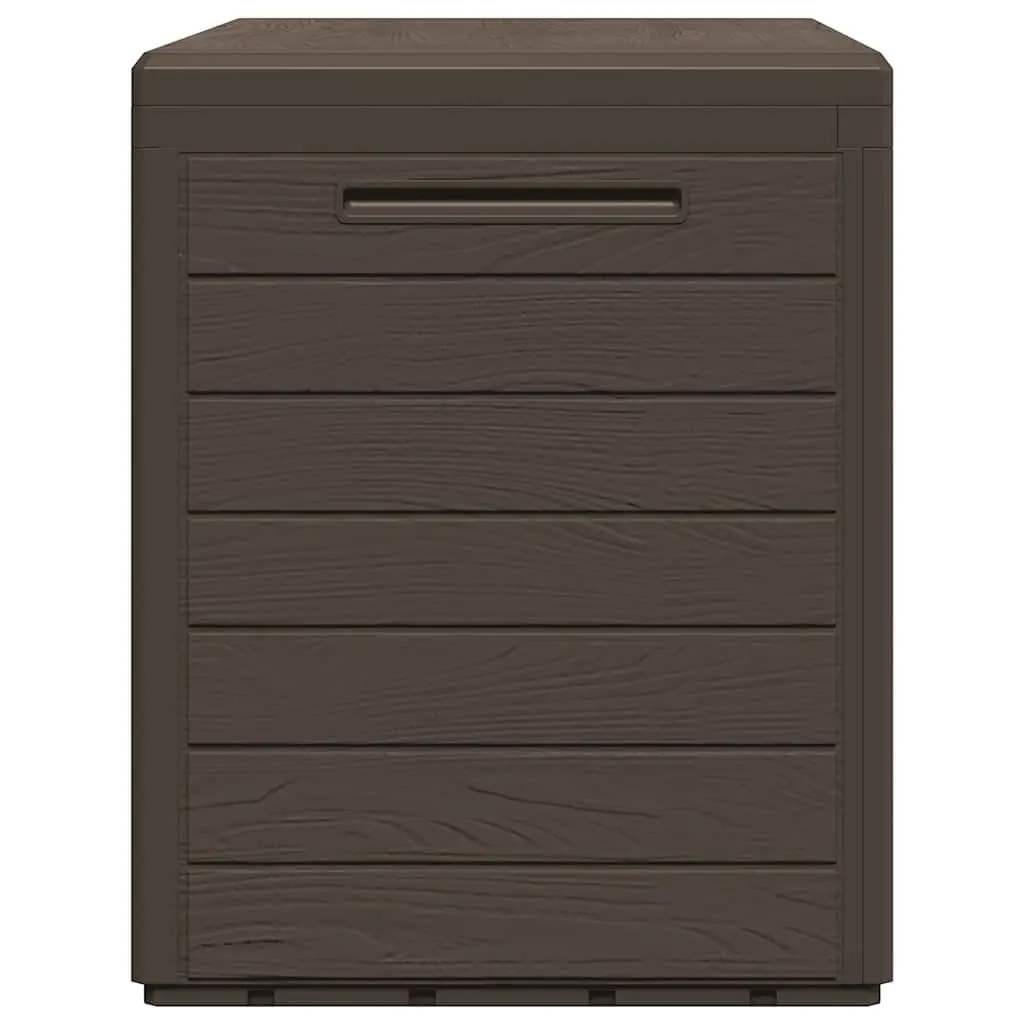 Brown Garden Storage Box for Patio Essentials 78x44x55cm