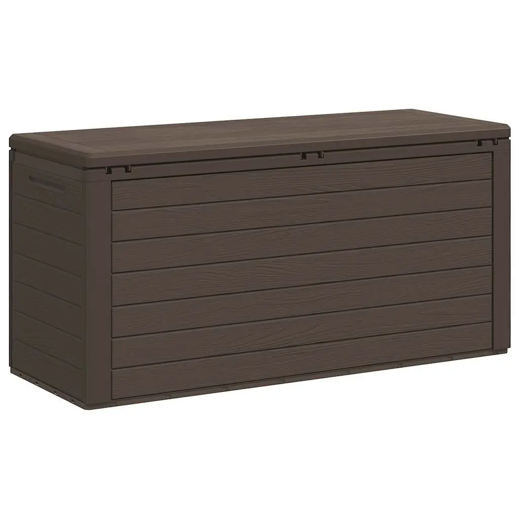 Garden Storage Box Polypropylene 116 x 44 x 55 cm Brown