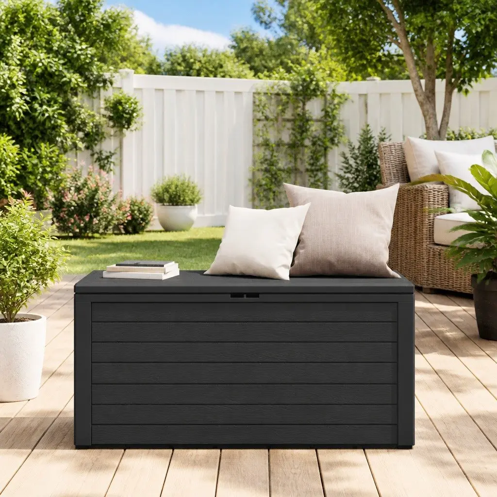 Storage Box Polypropylene 116 x 44 x 55 cm Anthracite