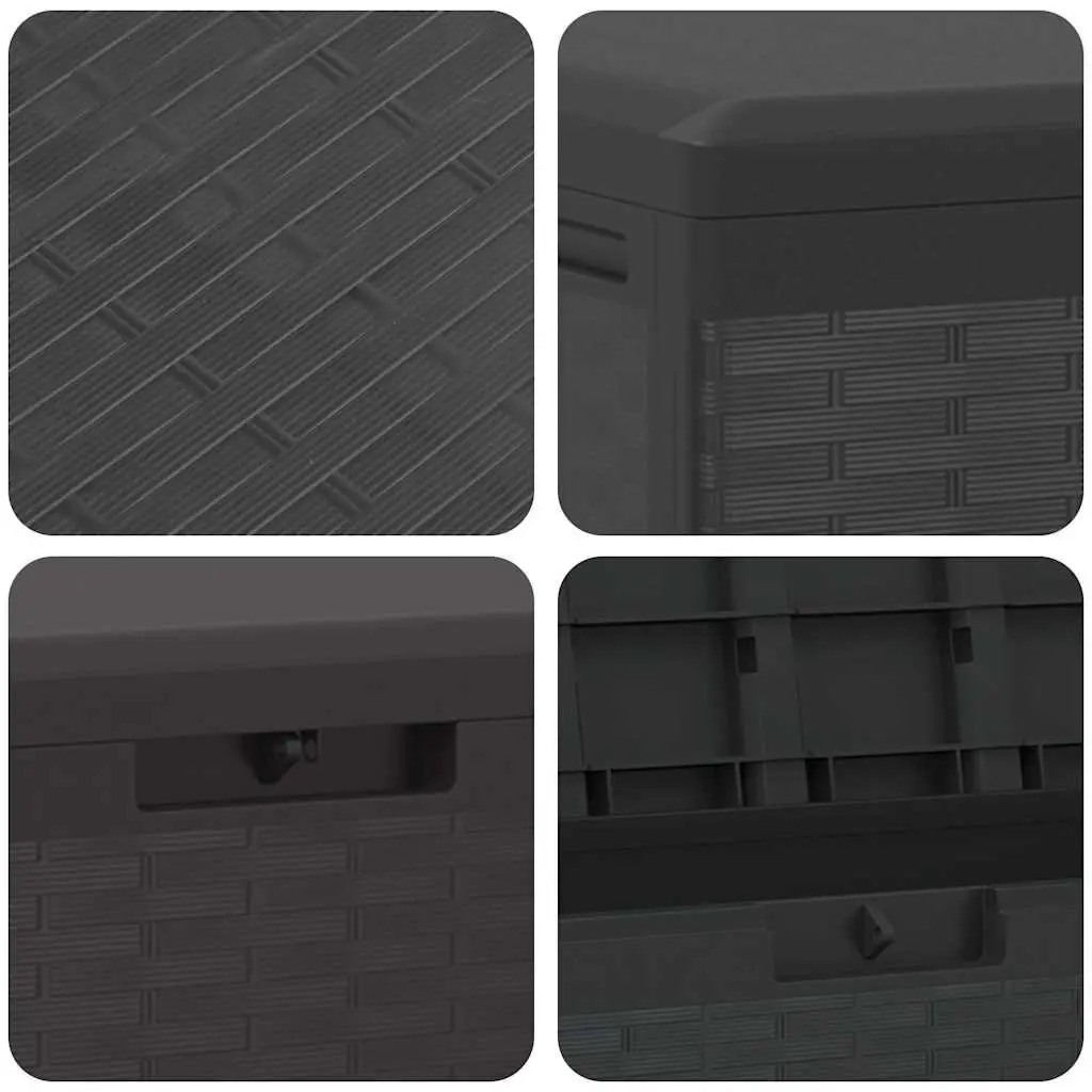 Storage Box Polypropylene 114x47x60cm Anthracite
