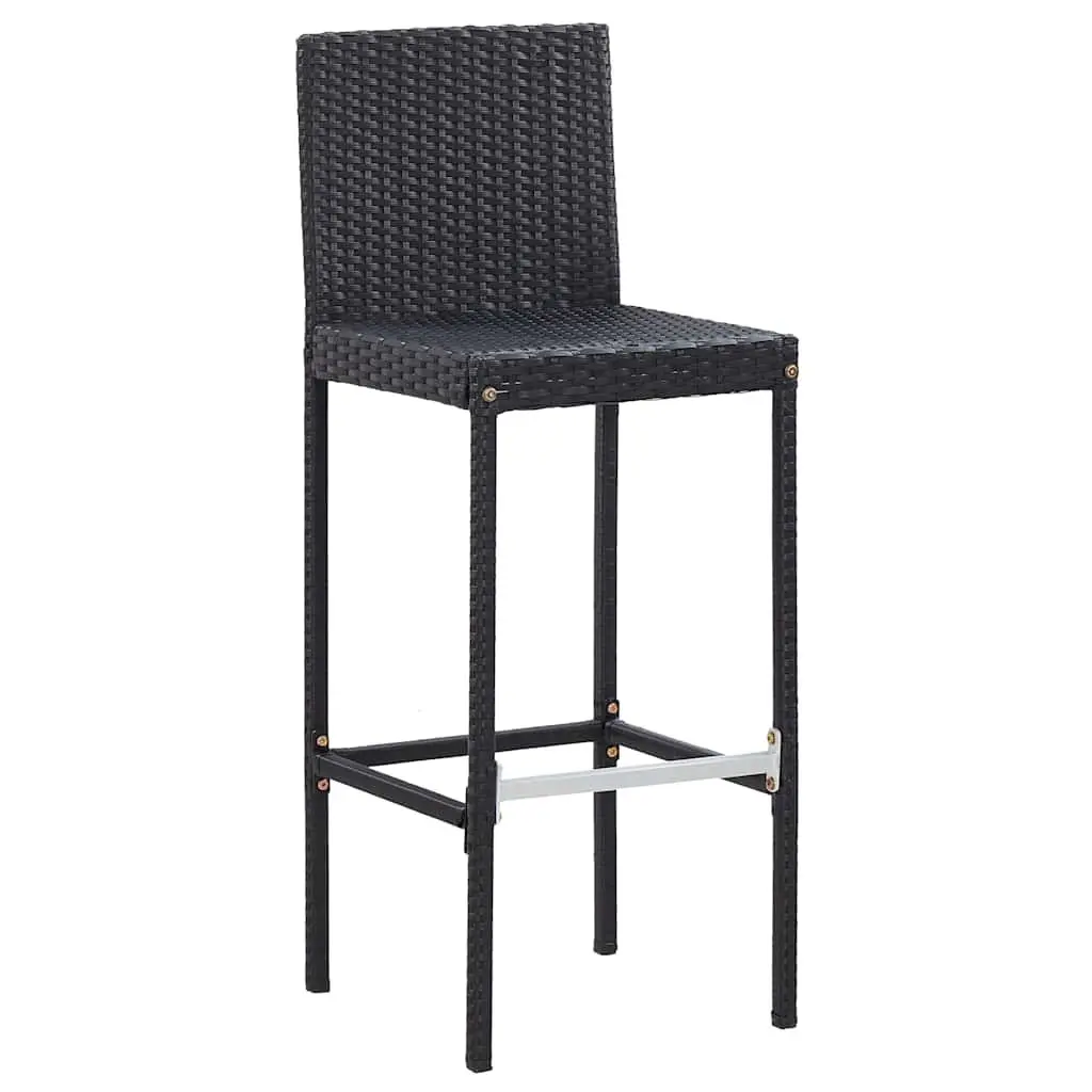 7 Piece Outdoor Bar Set with Cushions