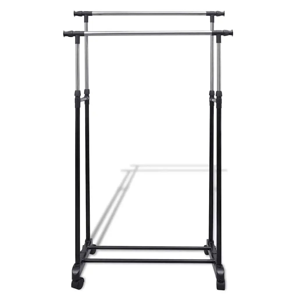 Adjustable Clothes Rack with 4 Castors