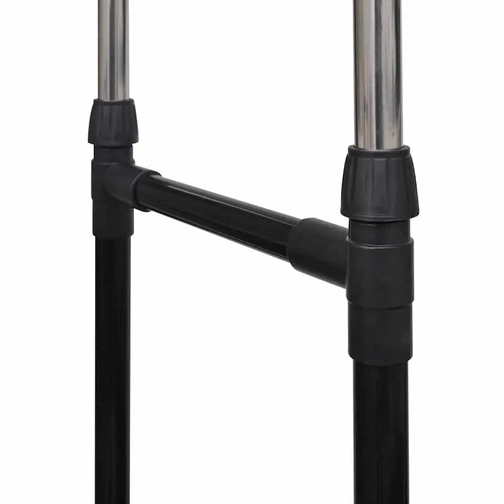 Adjustable Clothes Rack with 4 Castors