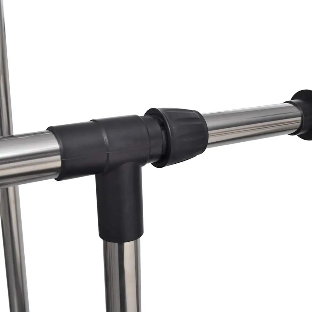 Adjustable Clothes Rack with 4 Castors