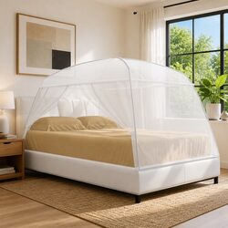 Mongolian Yurt Mosquito Net with 2 Doors for Camping