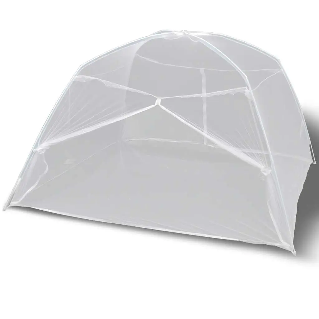 Mosquito Net Mongolian Yurt 2 Door Indoor Outdoor Camping Insect Screen White