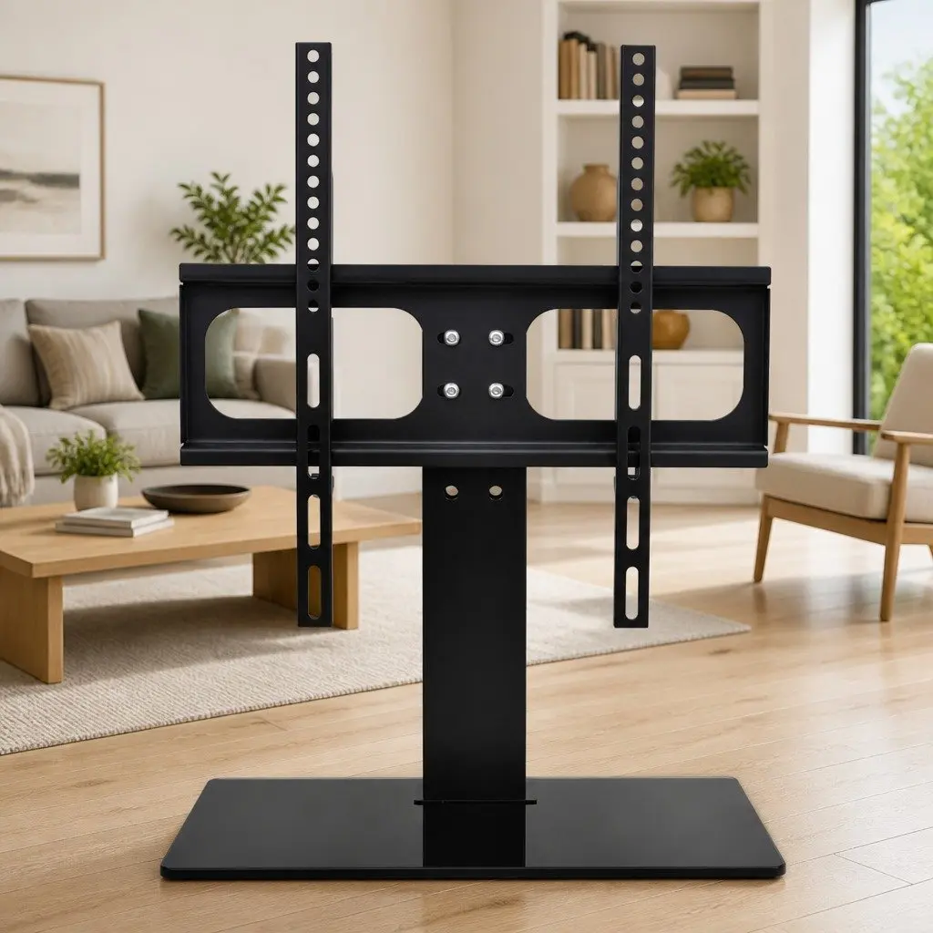 Height Adjustable Pedestal TV Stand for 26-42 Inch Screens