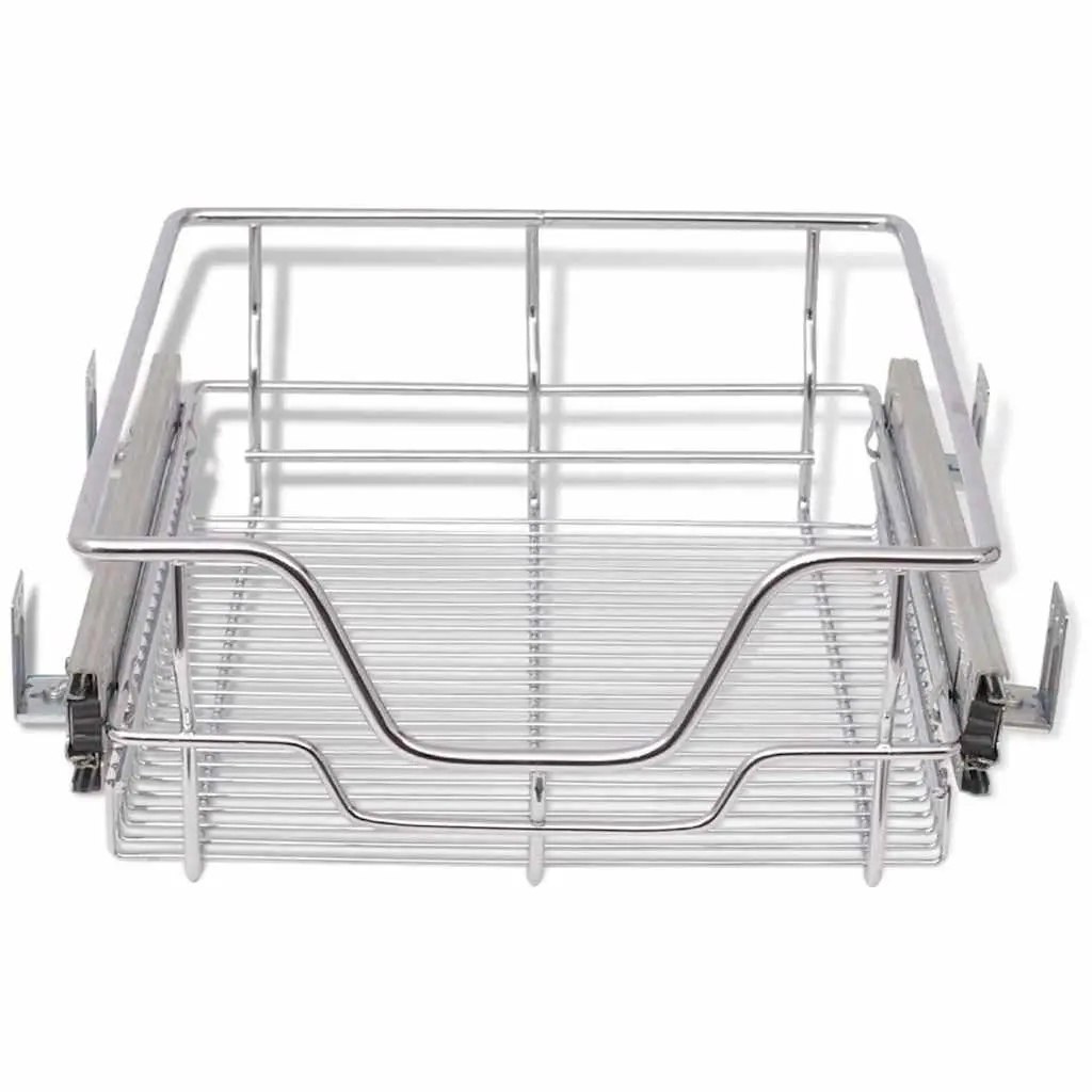 Pull-Out Wire Kitchen Baskets, 2-Piece Set