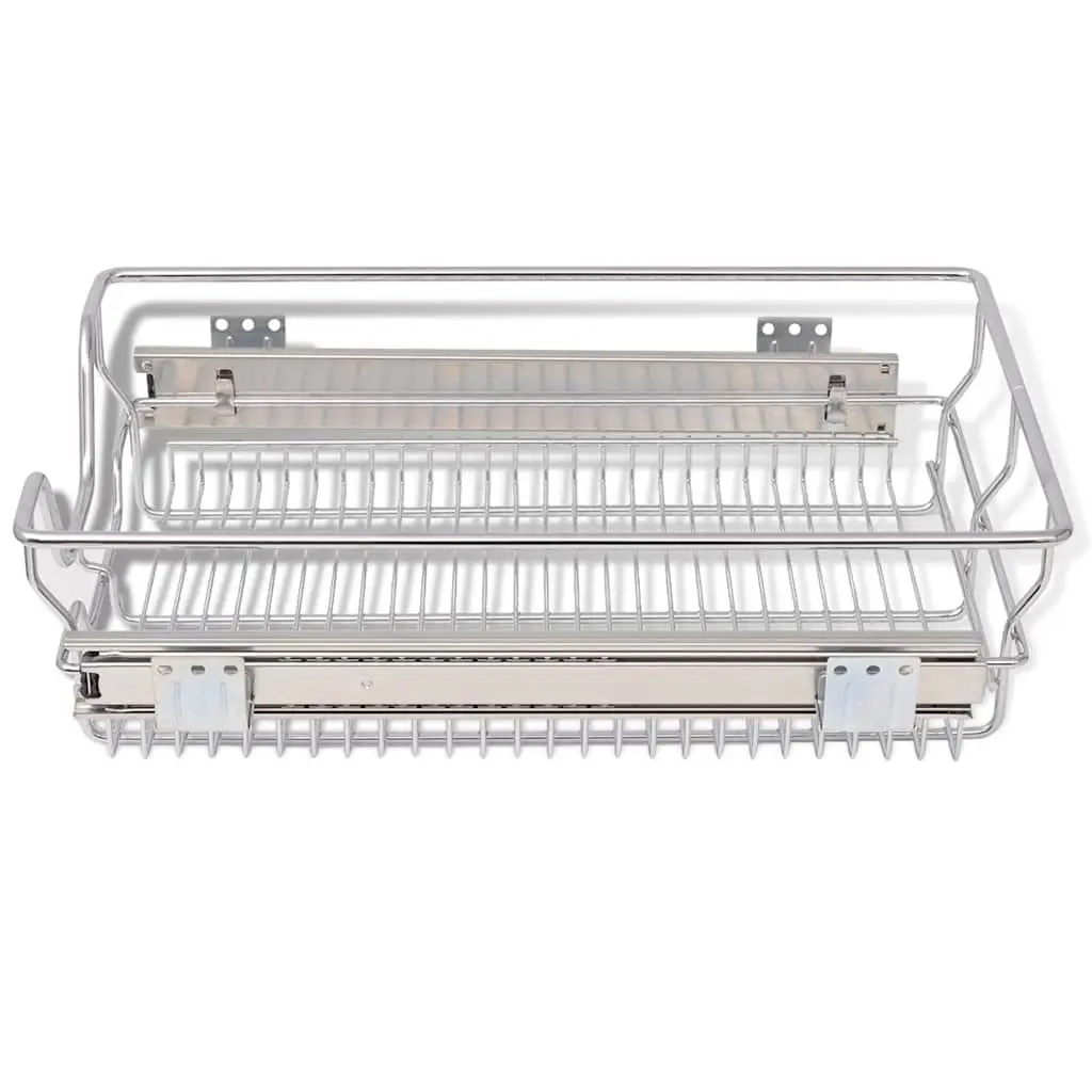 Pull-Out Wire Kitchen Baskets, 2-Piece Set