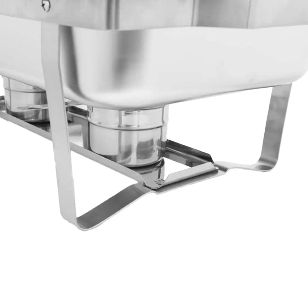 2-Piece Chafing Dish Set Stainless Steel Warmers