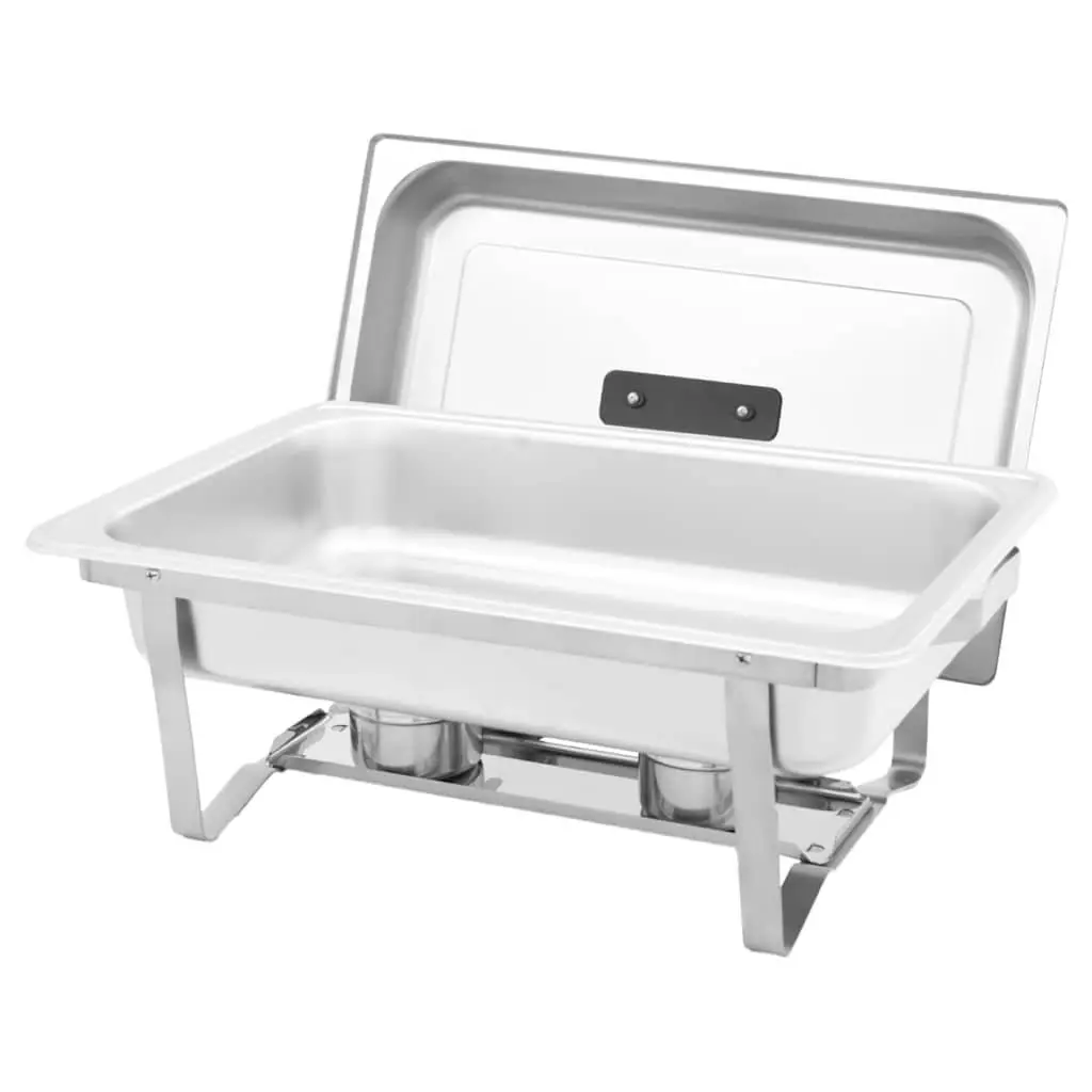 3-Piece Stainless Steel Chafing Dish Set for Catering