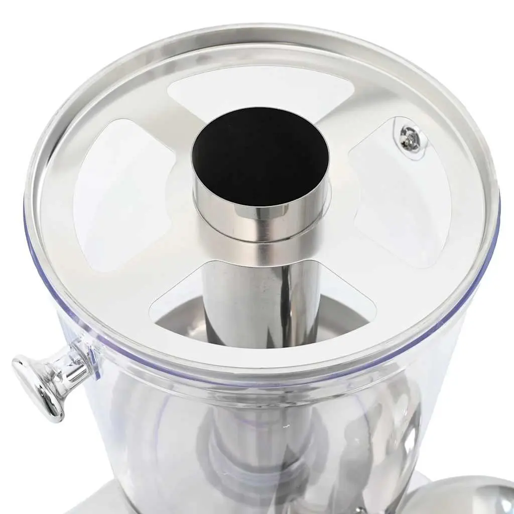 Double Beverage Dispenser with Stainless Steel Taps