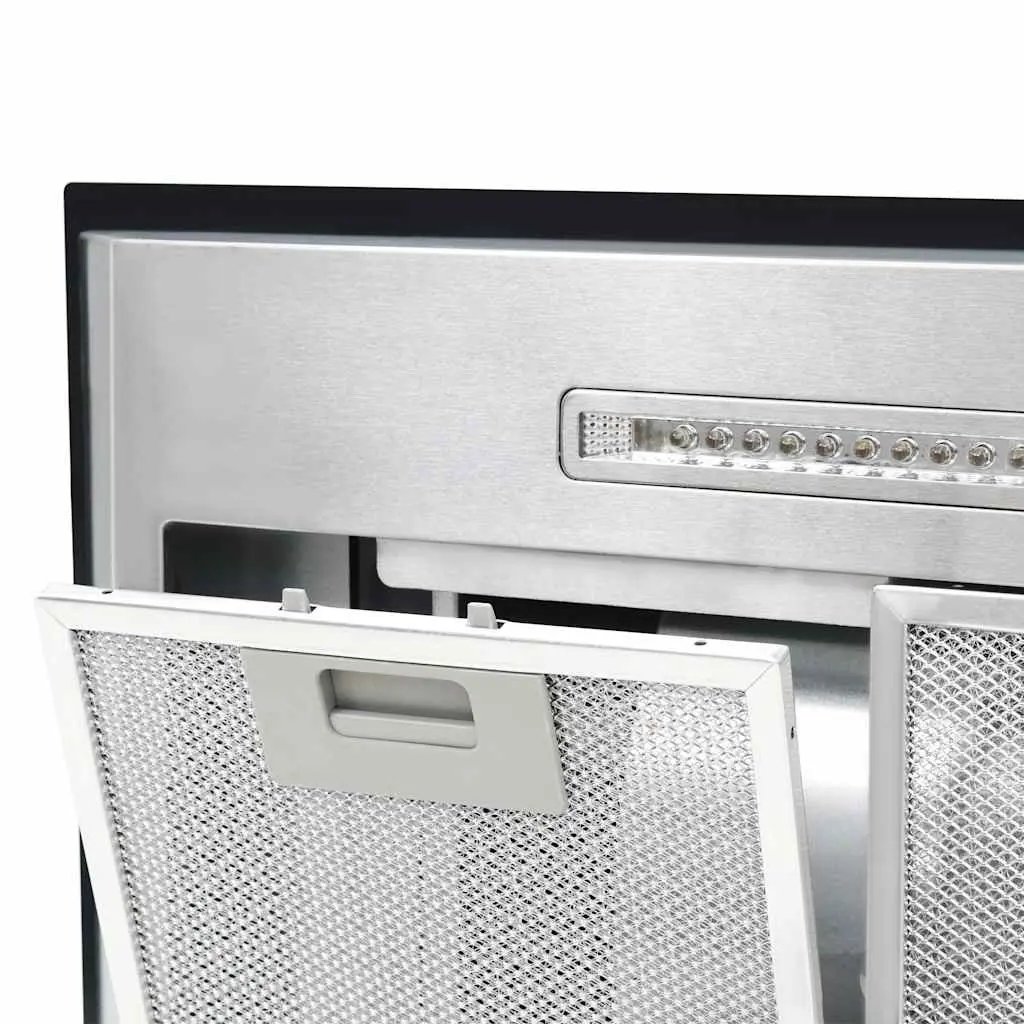 90cm Island Range Hood with LCD Touch Control and LED Lighting