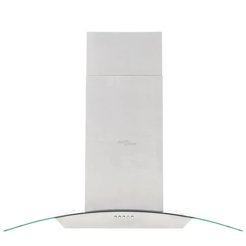 90cm Stainless Steel Island Range Hood with LED Lights