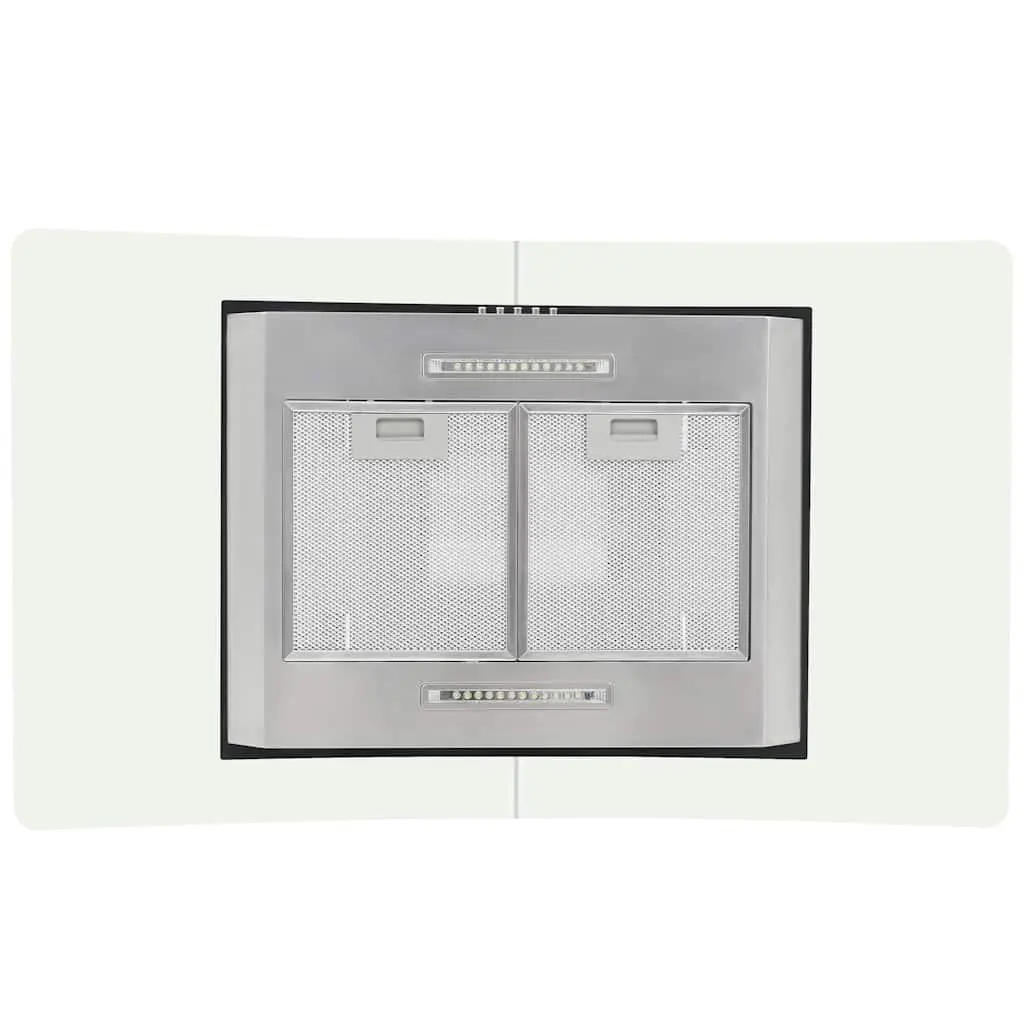 90cm Stainless Steel Island Range Hood with LED Lights